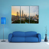 Kuala Lumpur city skyline at sunset in Kuala Lumpur, Malaysia multi panel canvas wall art