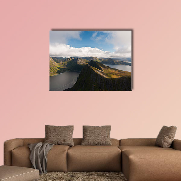 Norway, island Senja. Beautiful, idyllic Senja is Norway's second wall art