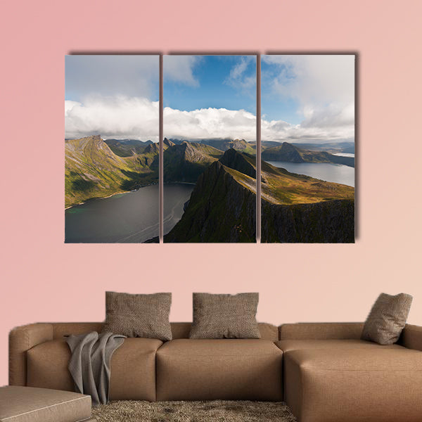 Norway, island Senja. Beautiful, idyllic Senja is Norway's second wall art