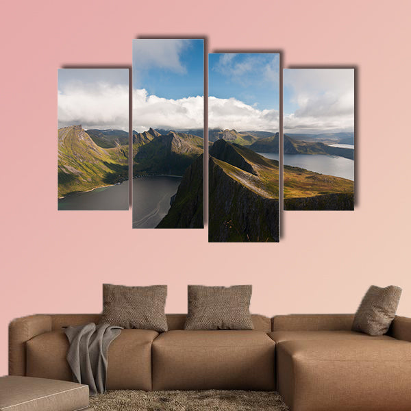 Norway, island Senja. Beautiful, idyllic Senja is Norway's second wall art