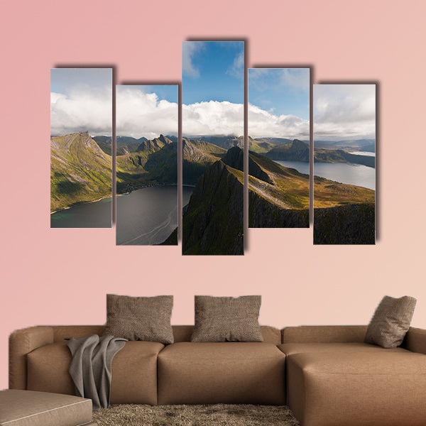 Norway, island Senja. Beautiful, idyllic Senja is Norway's second wall art
