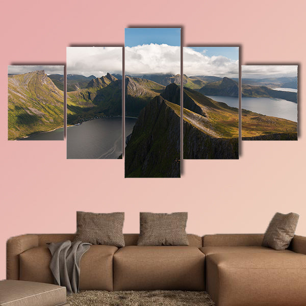 Norway, island Senja. Beautiful, idyllic Senja is Norway's second wall art