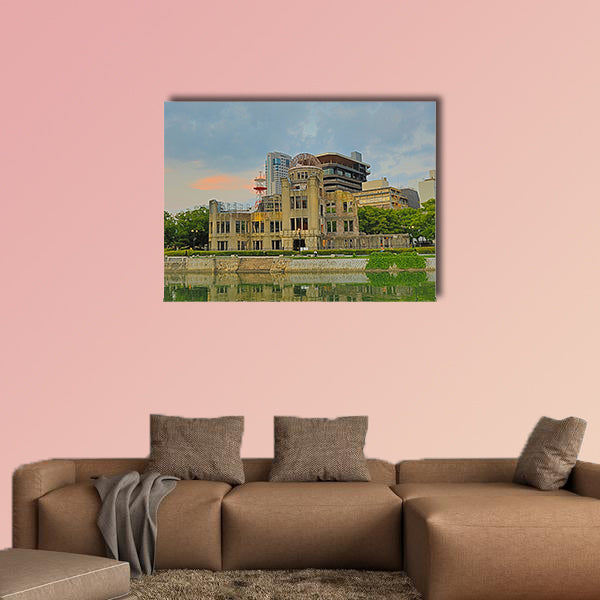 Atomic Dome in Hiroshima, Japan, 2016 multi panel canvas wall art