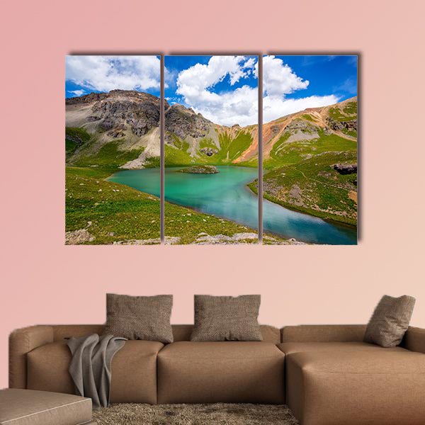 Island Lake in San Juan Mountains, Colorado multi panel canvas wall art
