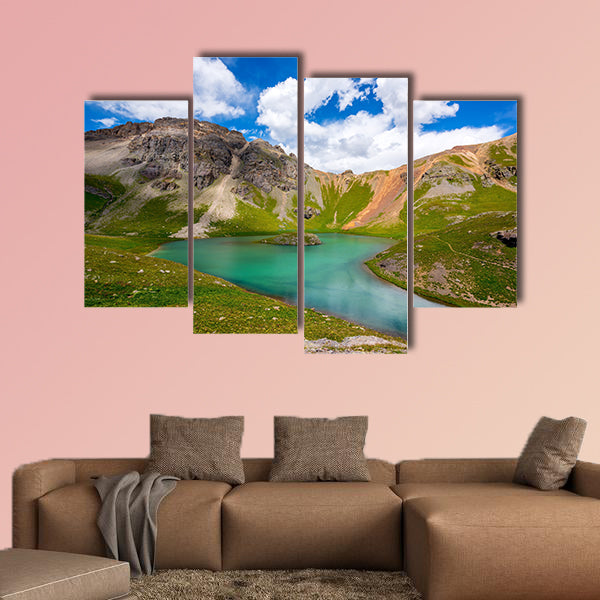 Island Lake in San Juan Mountains, Colorado multi panel canvas wall art