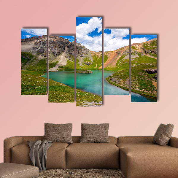 Island Lake in San Juan Mountains, Colorado multi panel canvas wall art