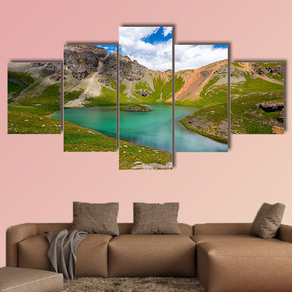Island Lake in San Juan Mountains, Colorado multi panel canvas wall art