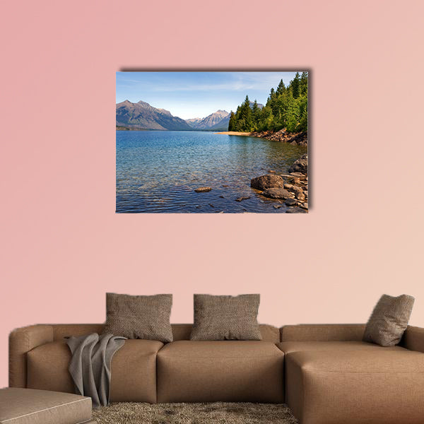 Lake McDonald, the largest lake in Glacier National park, wall art
