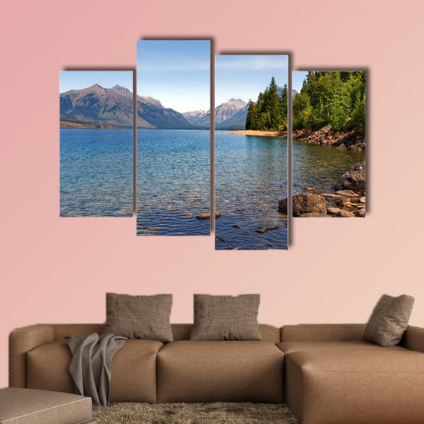 Lake McDonald, the largest lake in Glacier National park, wall art