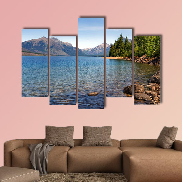 Lake McDonald, the largest lake in Glacier National park, wall art
