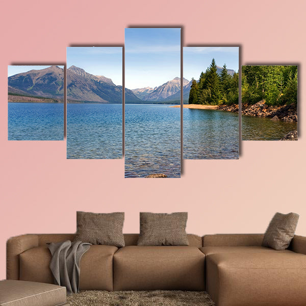 Lake McDonald, the largest lake in Glacier National park, wall art