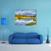 Grand Tetons view from Schwabacher Landing multi panel canvas wall art