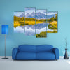 Grand Tetons view from Schwabacher Landing multi panel canvas wall art