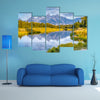 Grand Tetons view from Schwabacher Landing multi panel canvas wall art