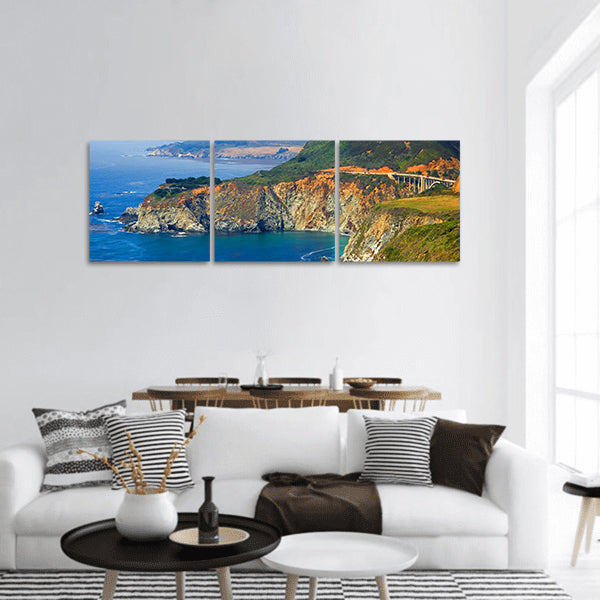 Big Sur California Coast panoramic canvas wall art