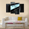 A 3D render of a home security keypad access panel with buttons Multi panel canvas wall art