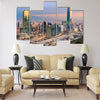 Skyline of Santiago de Chile Multi panel canvas wall art