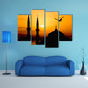 Beautiful print Of Sultanahmet At Night, Istanbul Multi Panel Canvas Wall Art