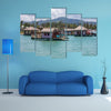 The houses In Water In Amber Cove Dominican republic, Puerto Plaza Multi Panel Canvas Wall Art