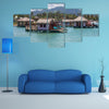 The houses In Water In Amber Cove Dominican republic, Puerto Plaza Multi Panel Canvas Wall Art