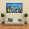 The Beauty Of The Kuala Lumpur City Skyline At Dusk, Malaysia, Multi Panel Canvas Wall Art