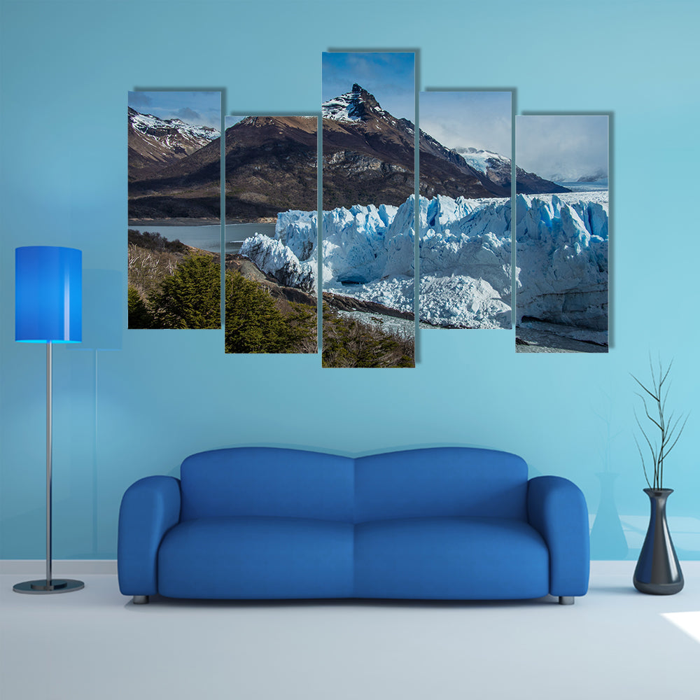 Most beautiful view of Perito Moreno glacier Multi panel canvas wall art