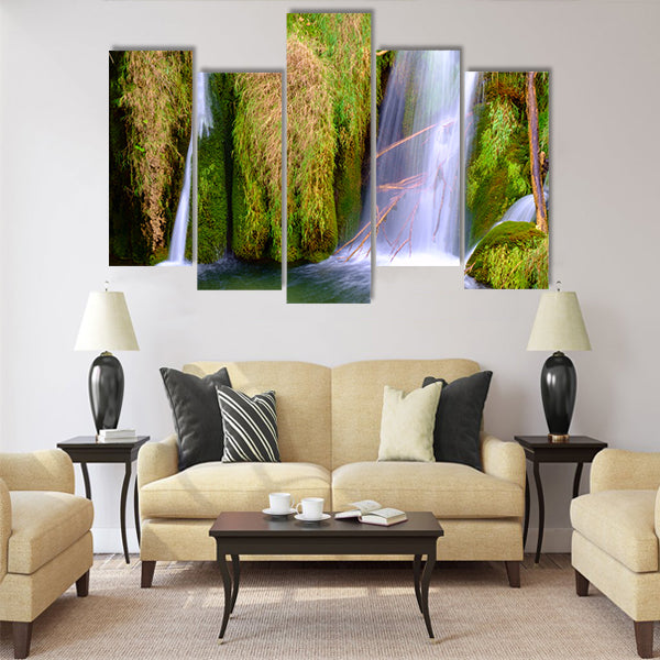 Copy of Autumn colors and waterfalls Multi Panel Canvas Wall Art