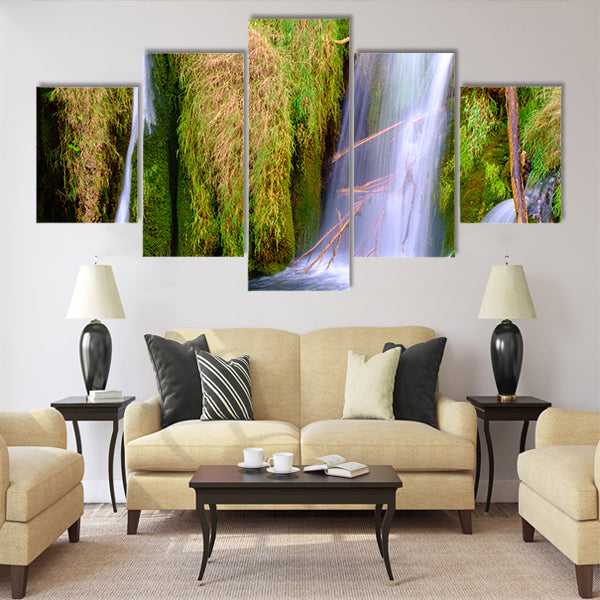 Copy of Autumn colors and waterfalls Multi Panel Canvas Wall Art
