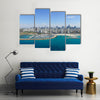 Tel Aviv Skyline Multi Panel Canvas Wall Art