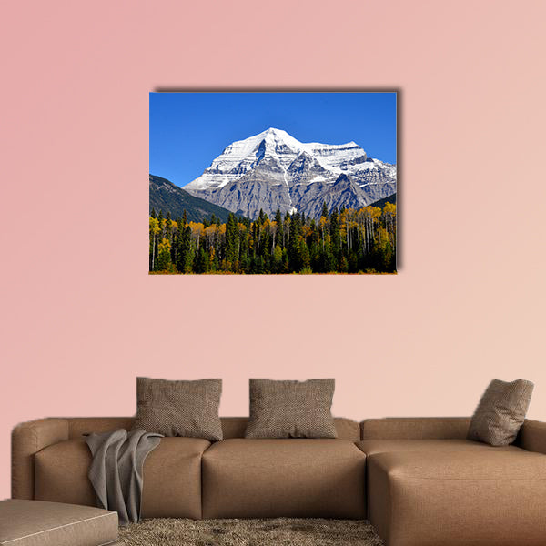 An image of Mount Robson in British Columbia, wall art