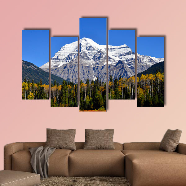 An image of Mount Robson in British Columbia, wall art