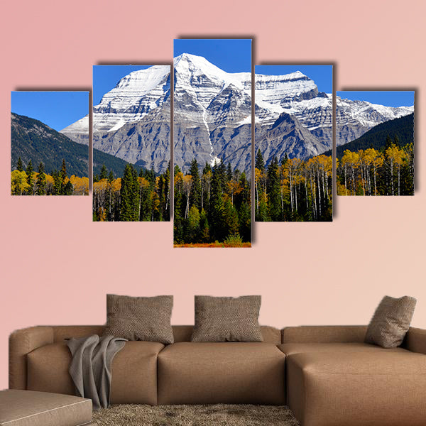 An image of Mount Robson in British Columbia, wall art