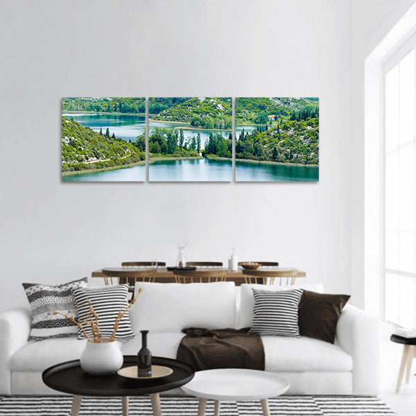 Lakes Panoramic Canvas Wall Art