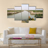 Mesopotamian Marshes, habitat of Marsh Arabs aka Madans, Iraq Multi Panel Canvas Wall Art