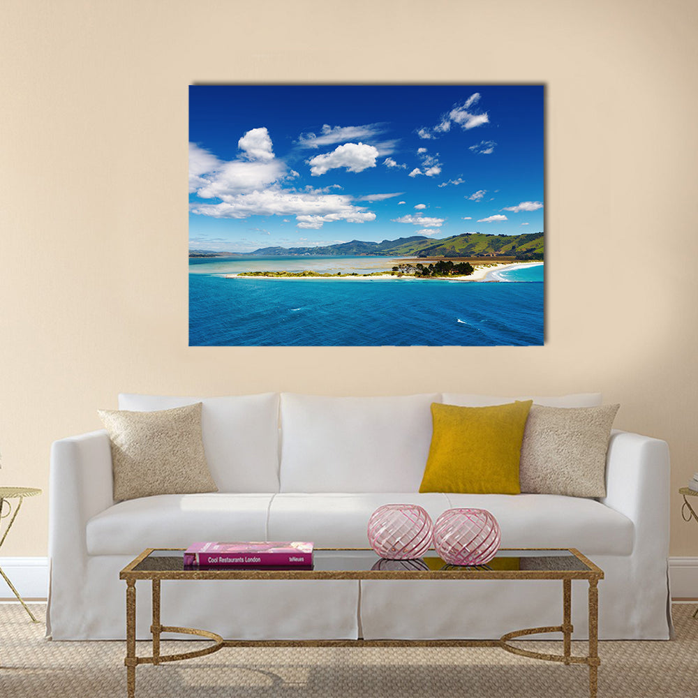 Coastal view, Pacific coast of New Zealand Multi panel canvas wall art