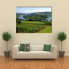 The Mosell Valley On The Border Luxembourg and Germany, Multi Panel Canvas Wall Art