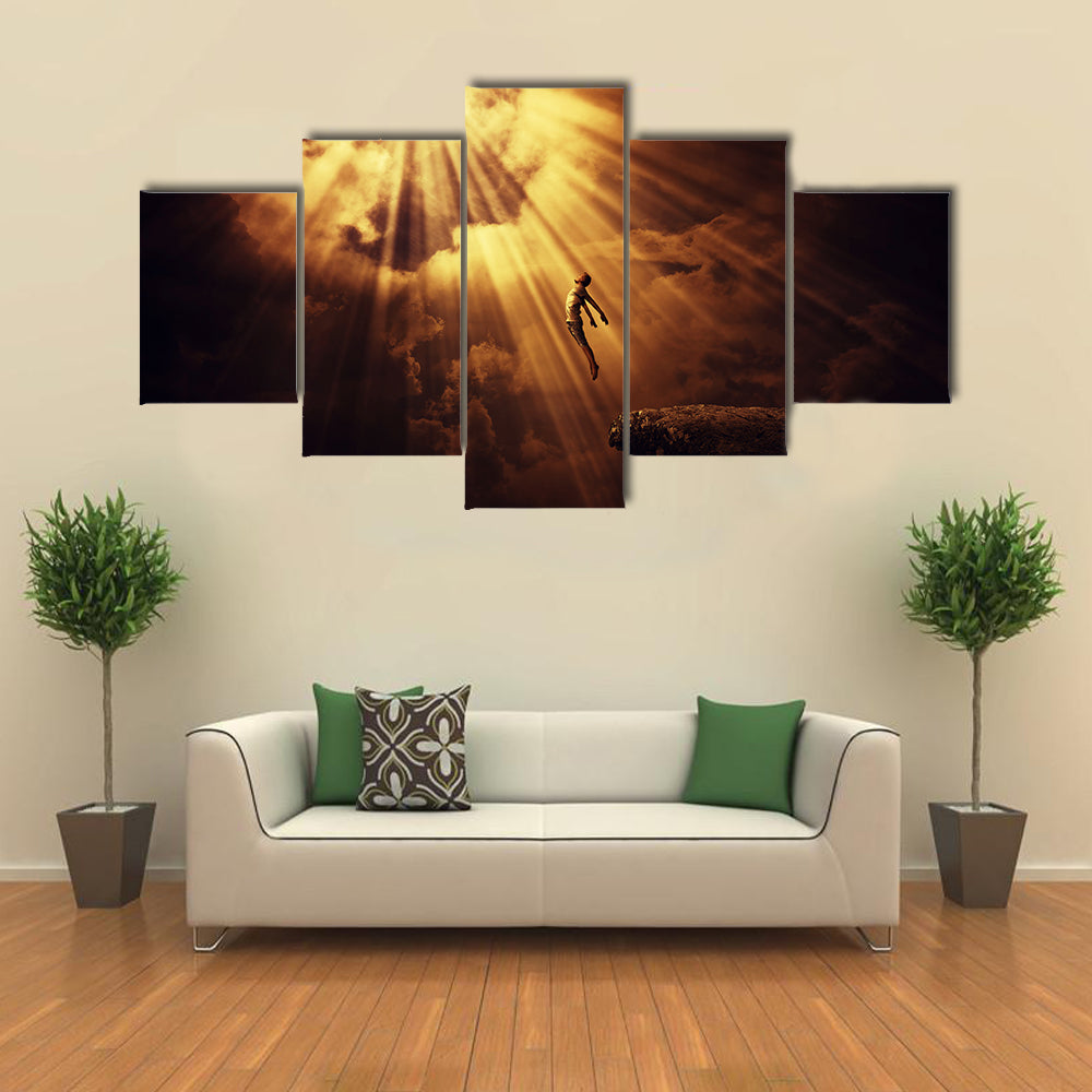 Illusion Of Magic Soul Energy Show Multi Panel Canvas Wall Art