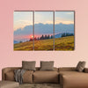 Beautiful mountain landscape with the sun at sunset carpathian mountains wall art