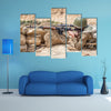 Soviet paratrooper in Afghanistan during the Soviet Afghan War Multi panel canvas wall art