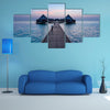 The Ocean in the Maldives, A Vacation in luxury hotel Multi Panel Canvas Wall Art