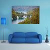 Aerial View In Plitvice National Park Croatia Multi Panel Canvas Wall Art