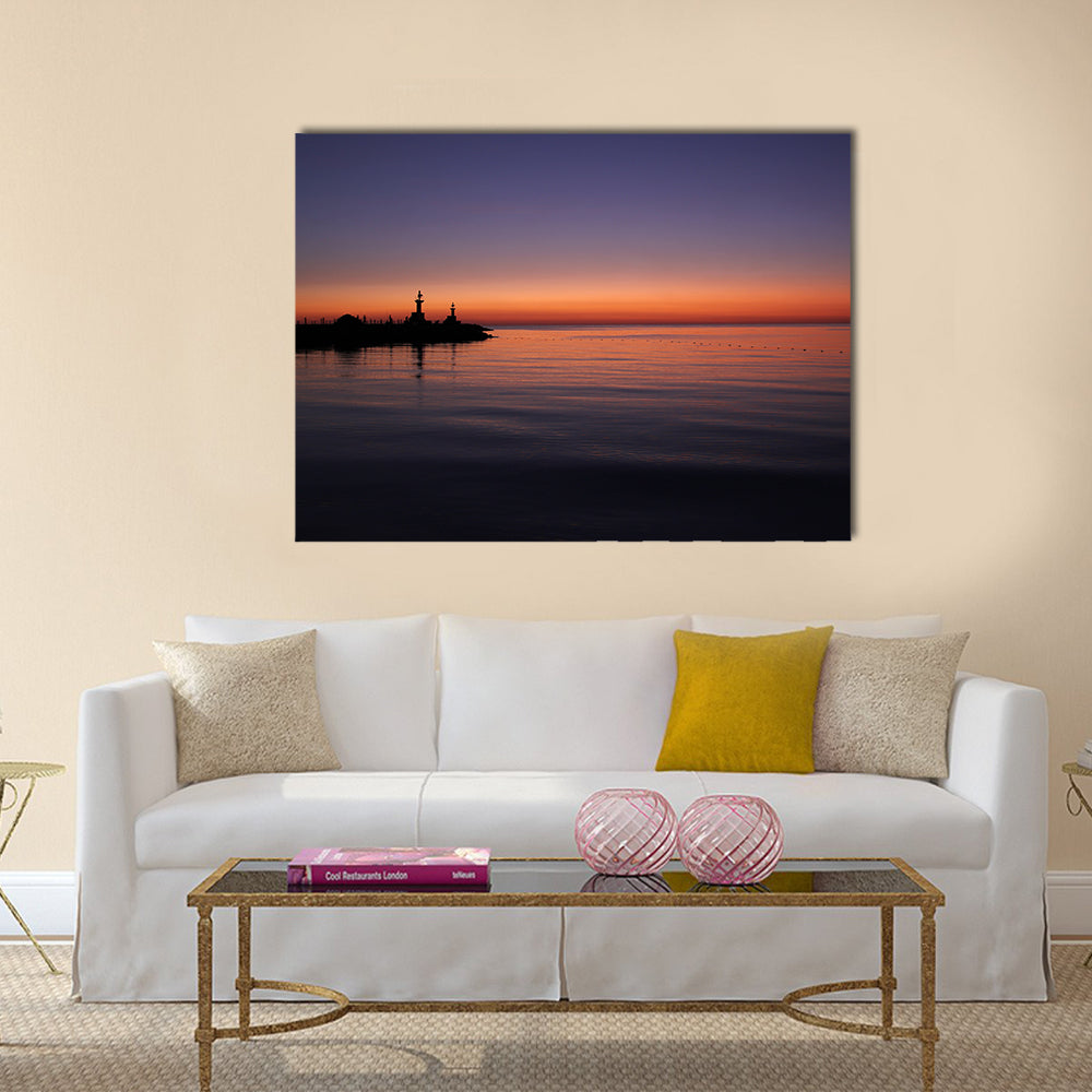 Red Sea with calmp water Multi panel canvas wall art