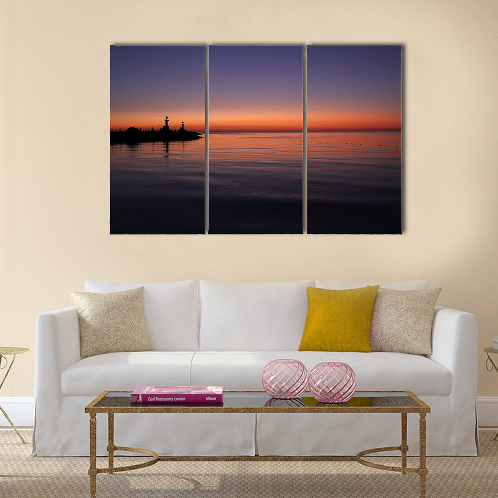 Red Sea with calmp water Multi panel canvas wall art