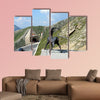 People visiting the Grossglocker mountain area multi panel canvas wall art