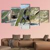 People visiting the Grossglocker mountain area multi panel canvas wall art