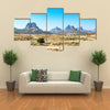 Ethiopia, Yeha, the Adua mountains seen from the Temple of the Moon area multi panel canvas wall art