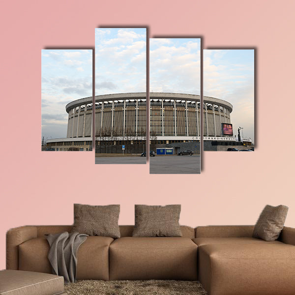 Sports and concert complex on Yuri Gagarin prospect in canvas wall art