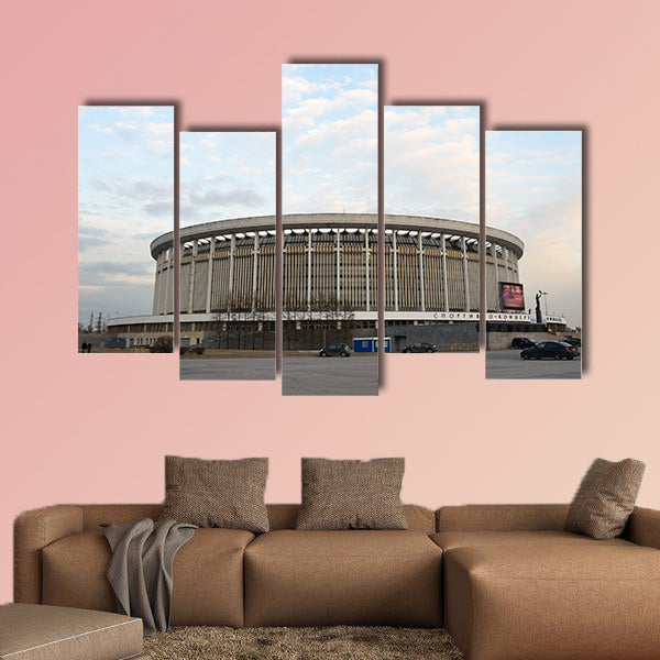 Sports and concert complex on Yuri Gagarin prospect in canvas wall art