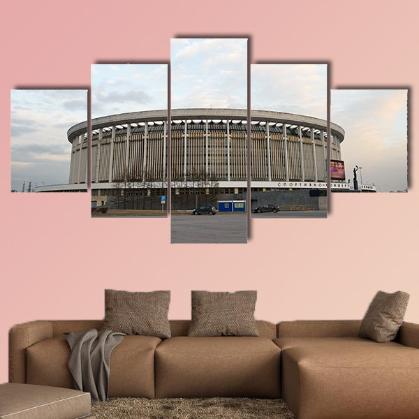 Sports and concert complex on Yuri Gagarin prospect in canvas wall art