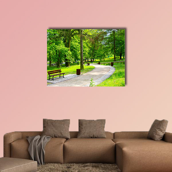 Beautiful park Multi panel canvas wall art